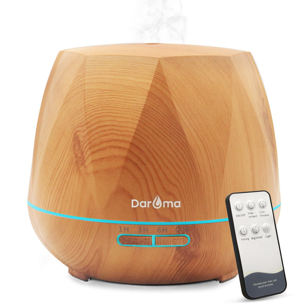 550ml Remote Essential Oil Diffuser, Light Wood – DAROMA Life