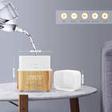 Alarm Clock Essential Oil Diffuser With Bluetooth Speaker - DAROMA LIFE