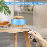 6 IN 1 Aromatherapy Diffuse Light Wood - DAROMA LIFE