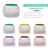White Wood Aromatherapy Diffuser with Speaker - DAROMA LIFE